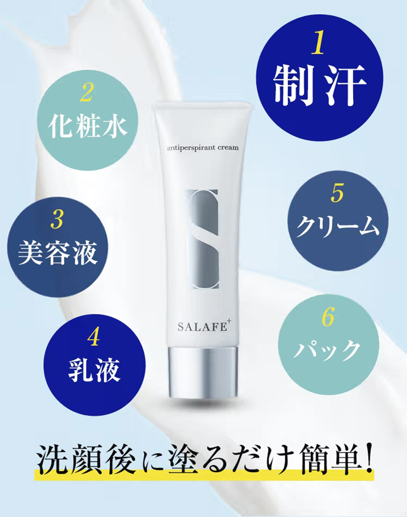 洗顔後に塗るだけ簡単